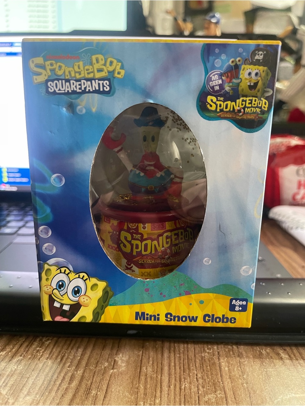 SpongeBob SquarePants Mr.Crabs mini Snow Globe - Yellow/Red